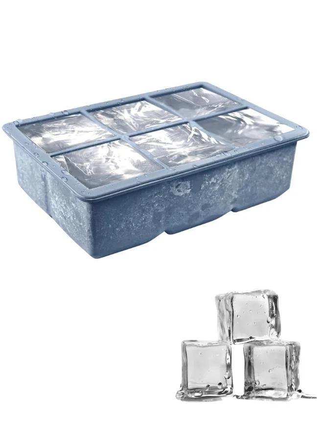 Casa Quesera  3-Pack Silicone Ice Cube Trays with Lids – Large 1.9" Easy-Release Moulds for Whiskey, Cocktails & Baby Food  | Best Price UAE